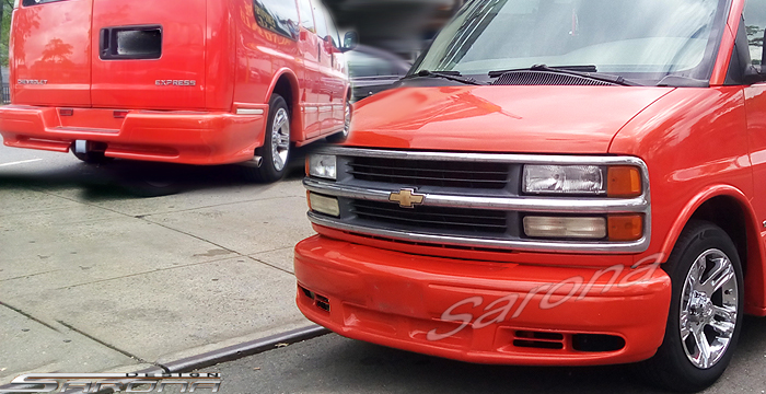 Custom GMC Savana Van  All Styles Body Kit (1996 - 2002) - $1190.00 (Manufacturer Sarona, Part #GM-008-KT)